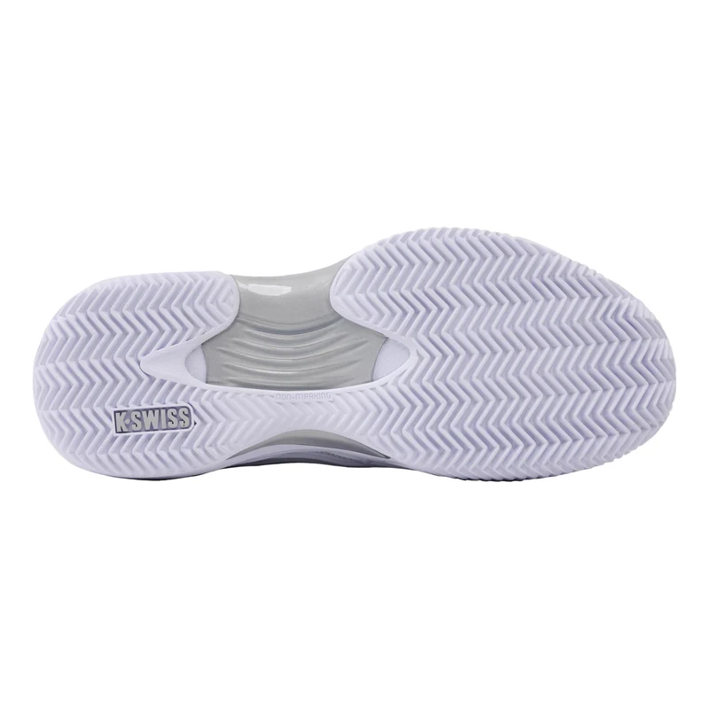 Hypercourt Express 3 Sandplatzschuh Damen - weiß, hellblau