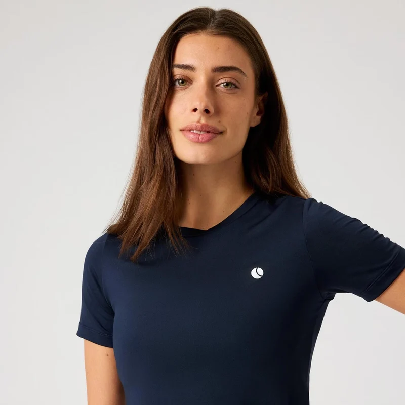 Ace Slim T-Shirt Damen - dunkelblau