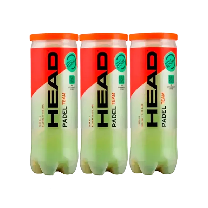 Pelotas Head Padel Team (Pack x3)