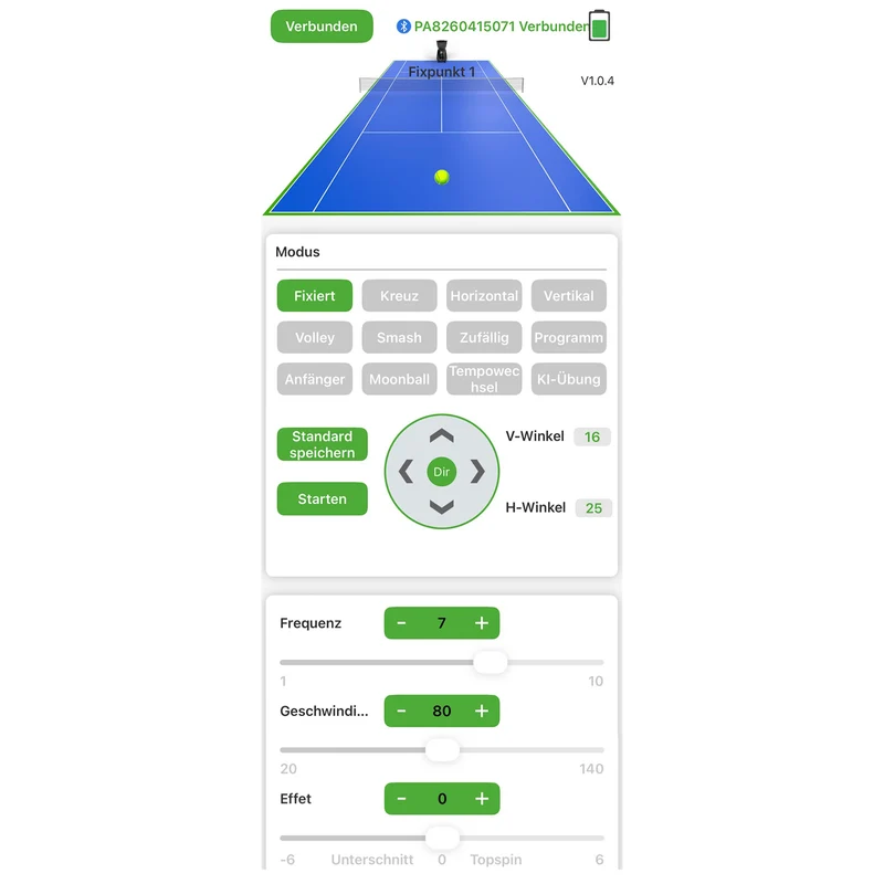 Smart Pro Ballmaschine - schwarz