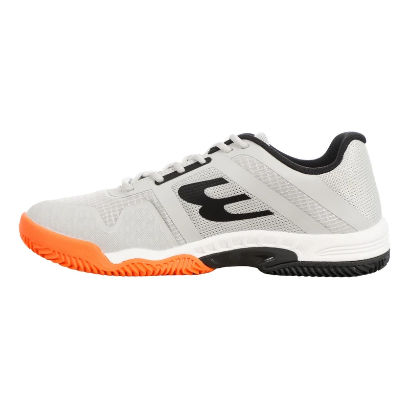 Indiga Padelschuh Herren - hellgrau, schwarz