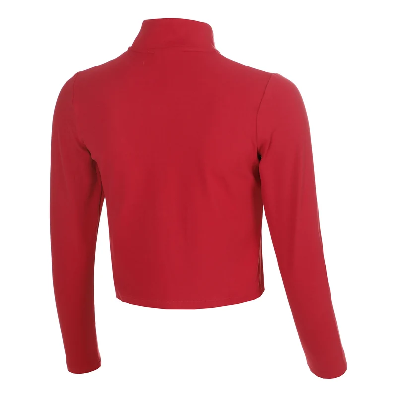 Motion 1/2 Zip Longsleeve Damen - rot, dunkelrot