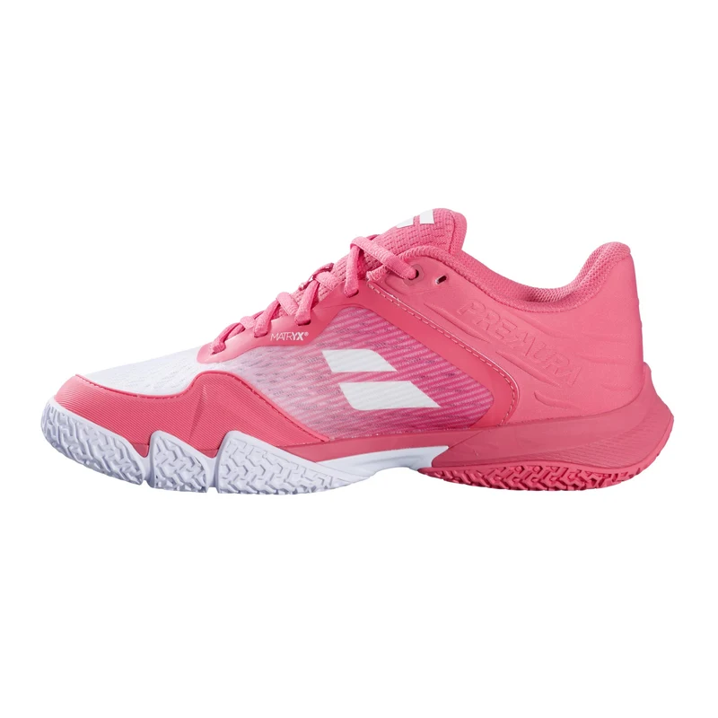 Premura 3 PADL Padelschuh Damen-koralle, weiß