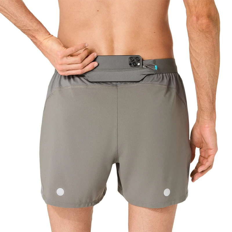 Road 5in Laufshorts Herren - grau