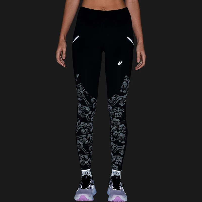 Road Lite-Show Lauftight Damen - schwarz