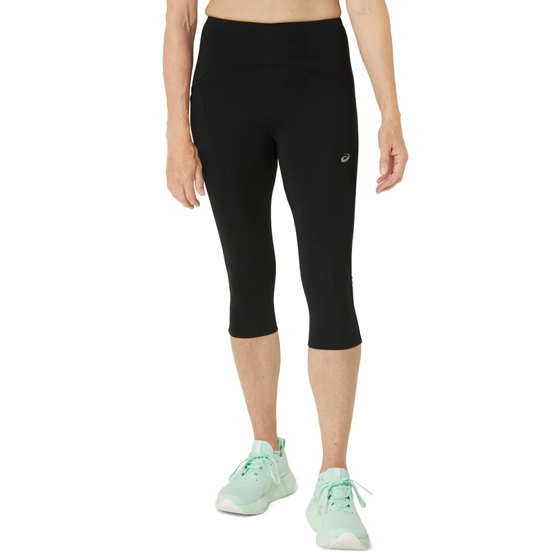 Road High Waist Lauftight Damen-schwarz