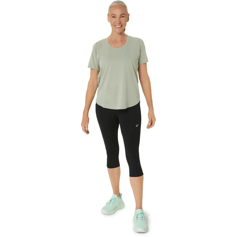 Road High Waist Lauftight Damen-schwarz