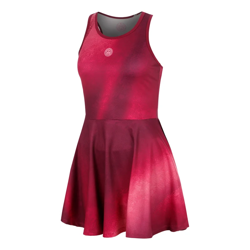 Freeze Out Kleid Damen - dunkelrot, pink