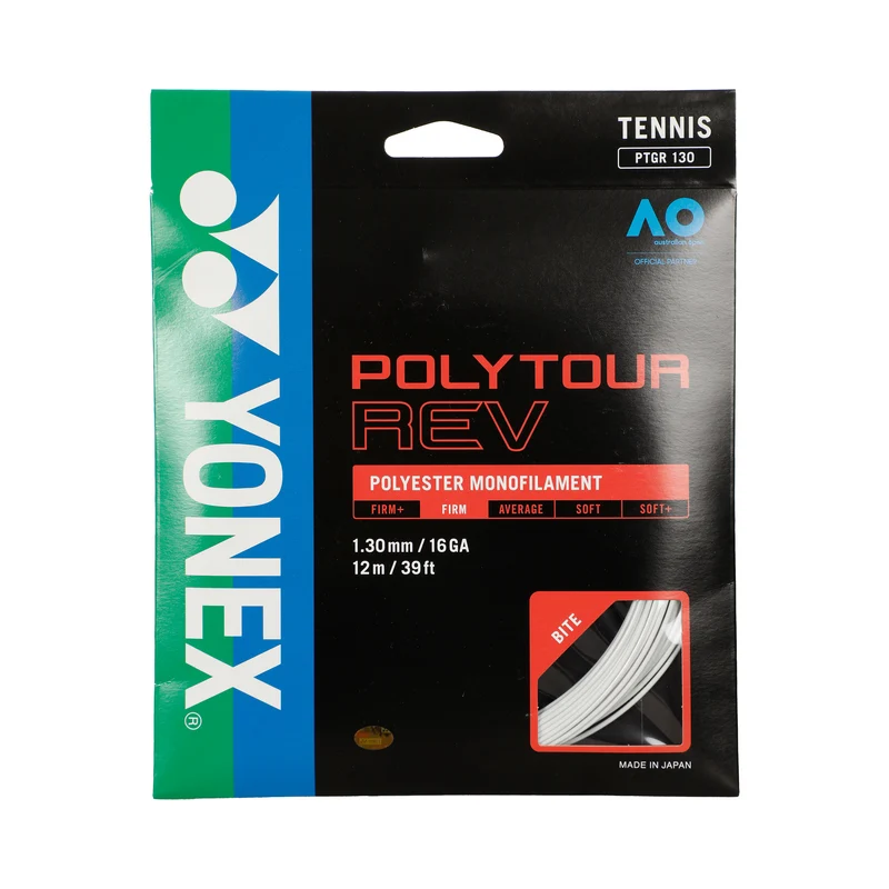 Poly Tour Rev Saitenset 12m-Weiß