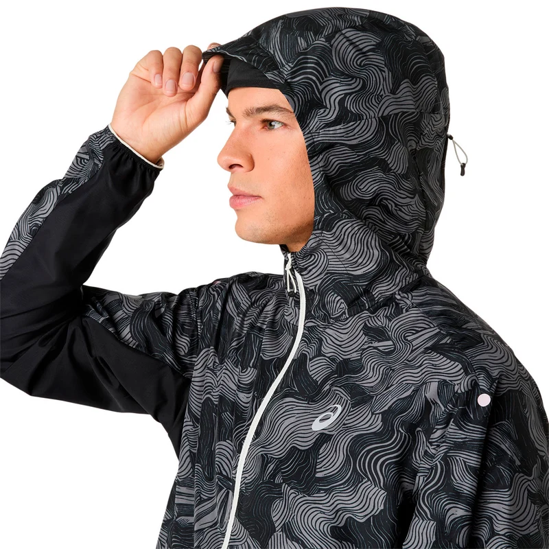 Fujitrail Packable Laufjacke Herren - schwarz