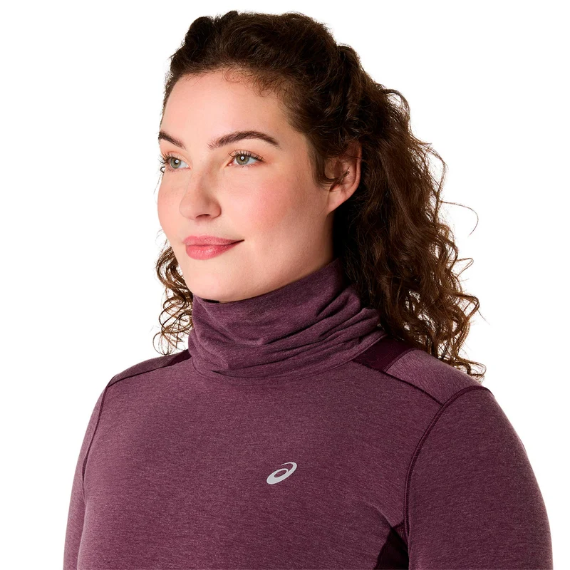 Nagino Winter Laufshirt - weinrot