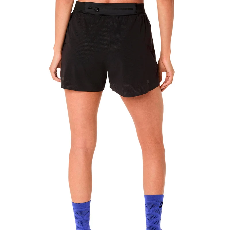 Metarun Split Laufshorts Damen-schwarz