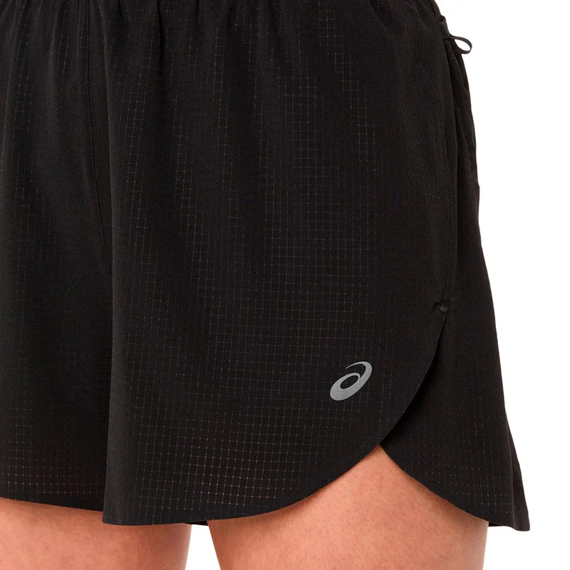 Metarun Split Laufshorts Damen-schwarz