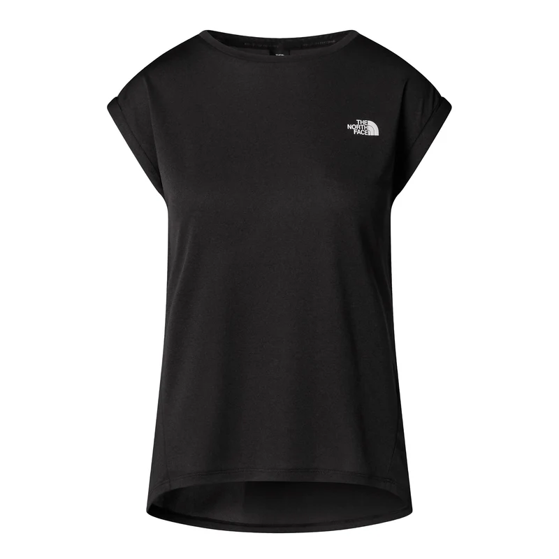 Tanken Laufshirt Damen - schwarz