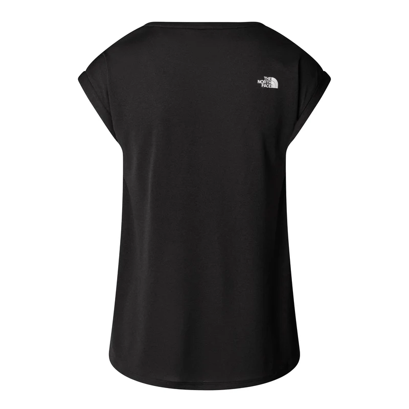 Tanken Laufshirt Damen - schwarz