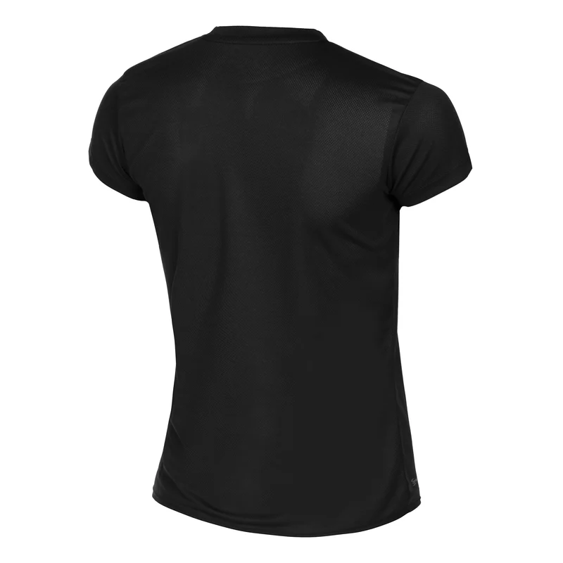 Basic Laufshirt Damen-Schwarz