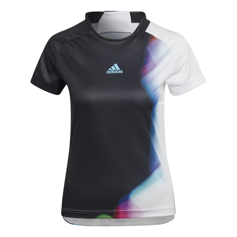 World Cup T-Shirt Damen-Schwarz,Weiß