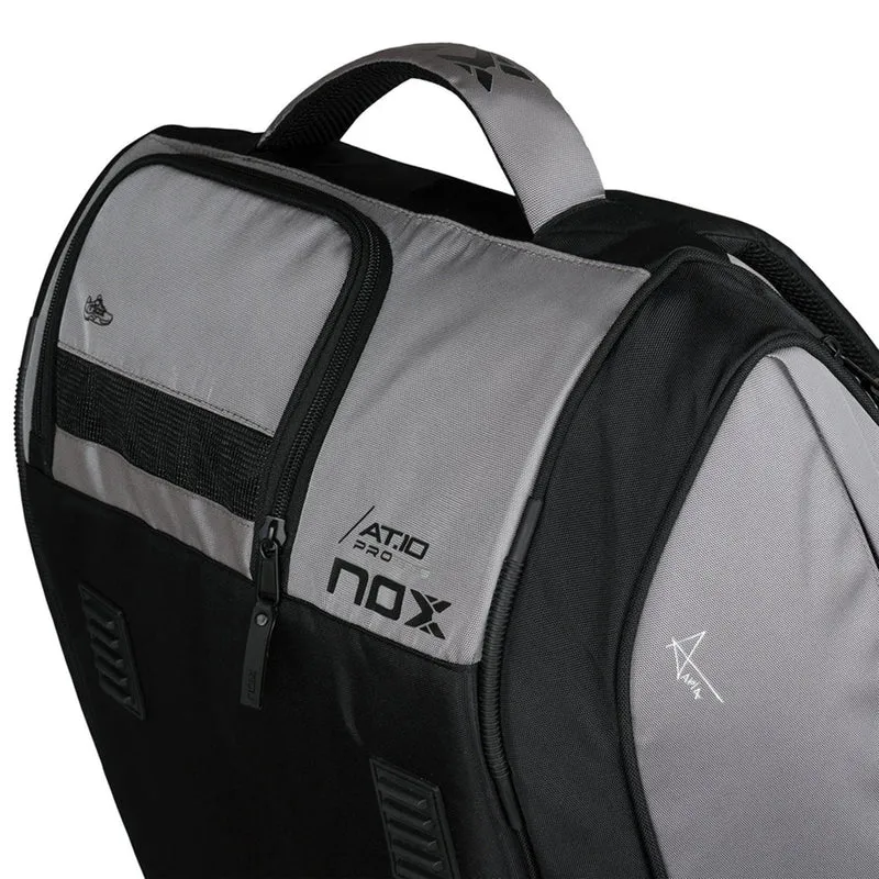 AT10 Competition XL Compact Padelschlägertasche-Schwarz,Grau