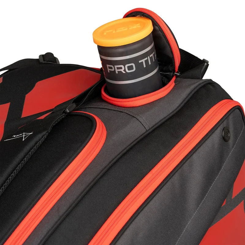 AT10 XXL Padelschlägertasche - schwarz