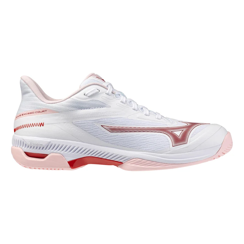 Wave Exceed Court Allcourtschuh Damen - weiß, berry