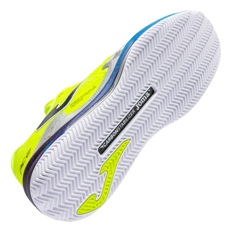 Ace Sandplatzschuh Herren - neongelb, silber