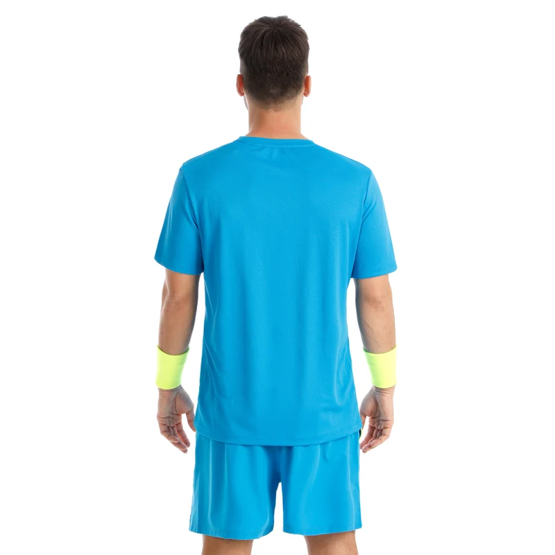 Out of Control T-Shirt Herren - blau, neongelb