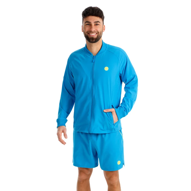 Out of Control Jacket Trainingsjacke Herren - blau, neongelb