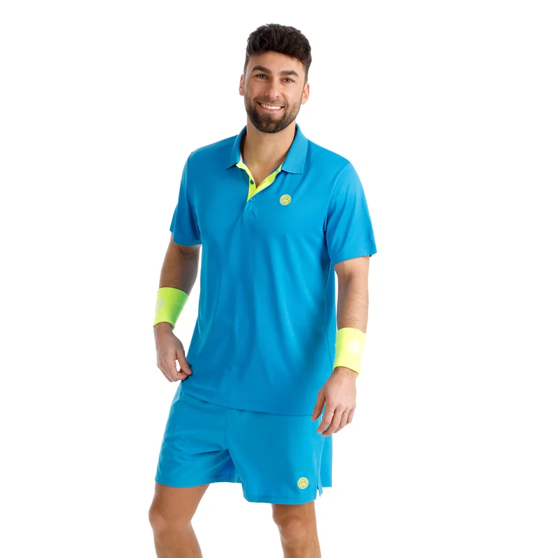 Out of Control 7in Shorts Herren - blau, neongelb