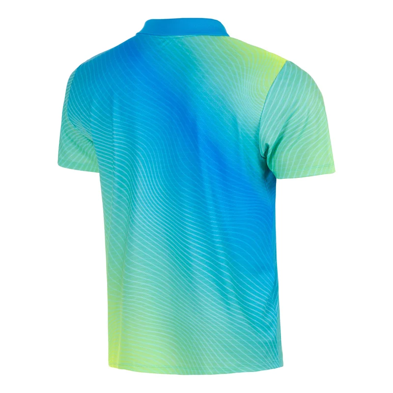 Out of Control Polo Herren-blau, neongelb