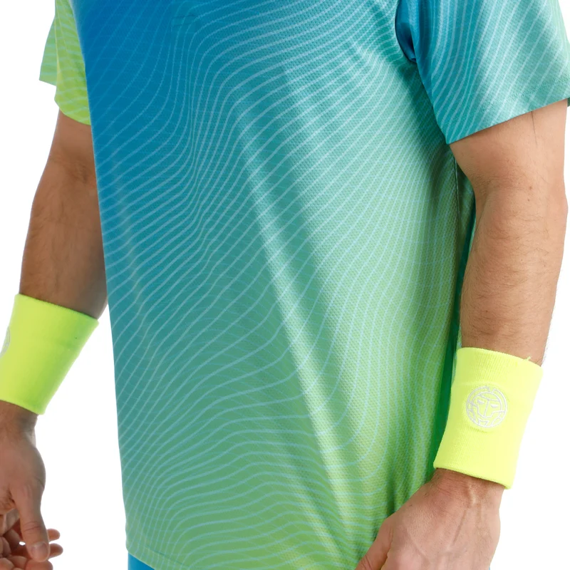 Out of Control Polo Herren-blau, neongelb