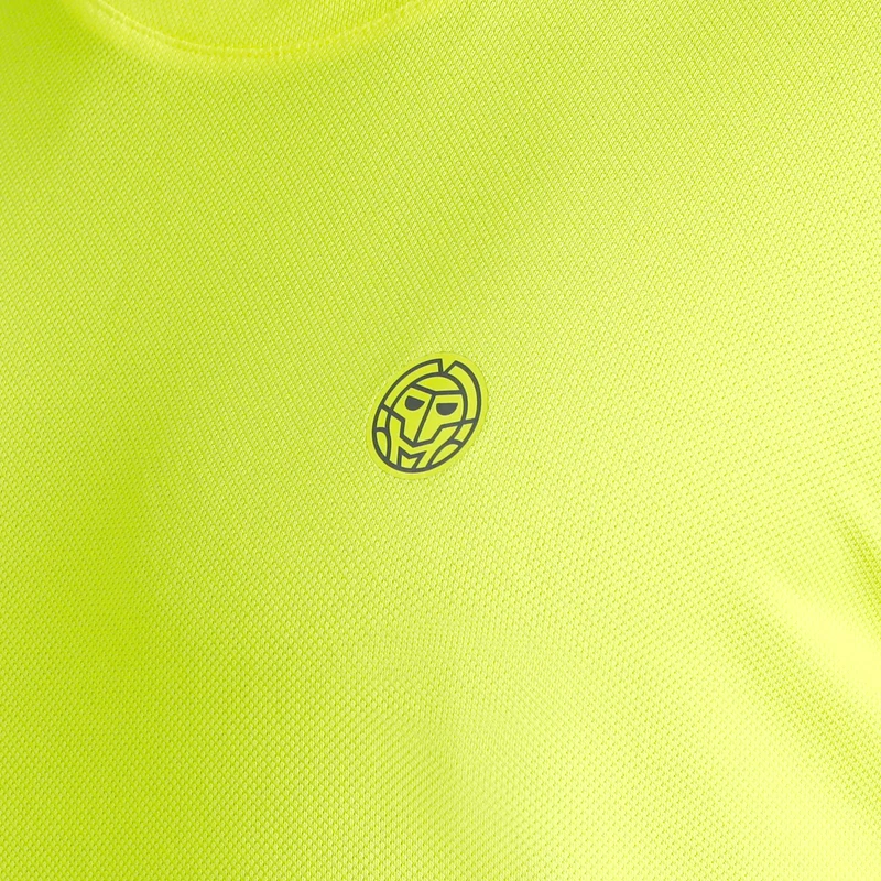 Solid T-Shirt Herren-neongelb