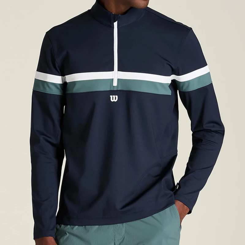 Elevate Performance Half-Zip Longsleeve Herren - dunkelblau, blau