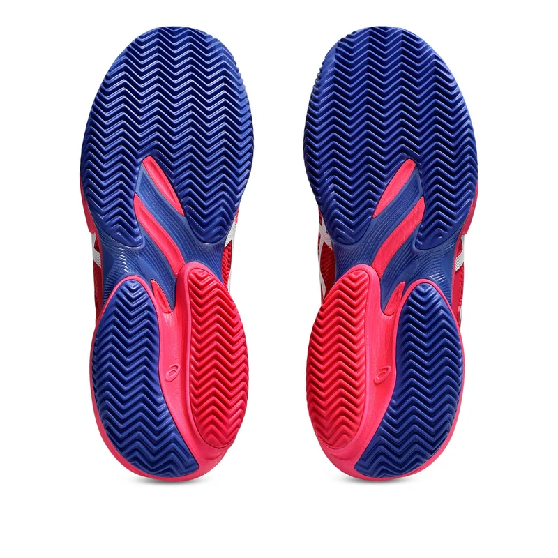 Court FF 3 Sandplatzschuh Damen - berry, weiß