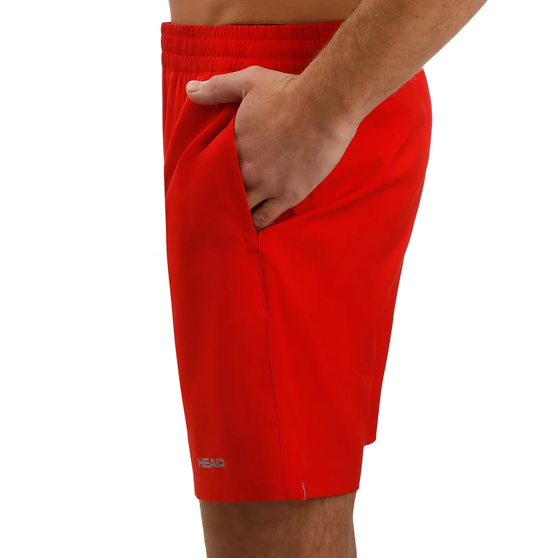 Club 7in Shorts Herren-Rot,Silber