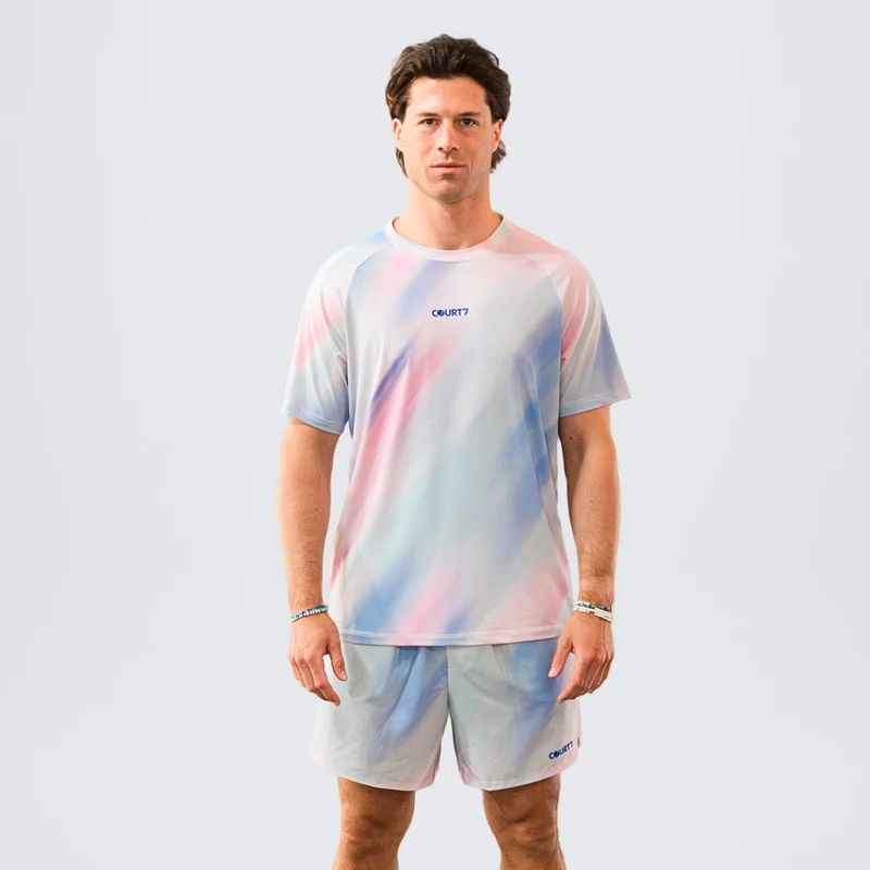 Performance T-Shirt Herren - weiß, mehrfarbig