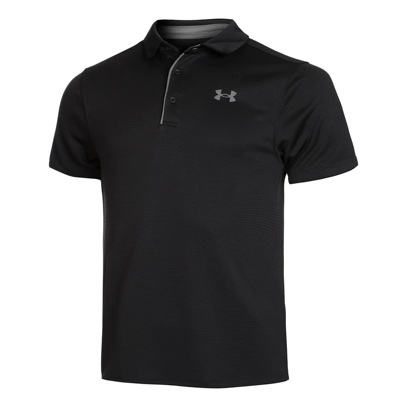 Tech Polo Herren-Schwarz,Grau