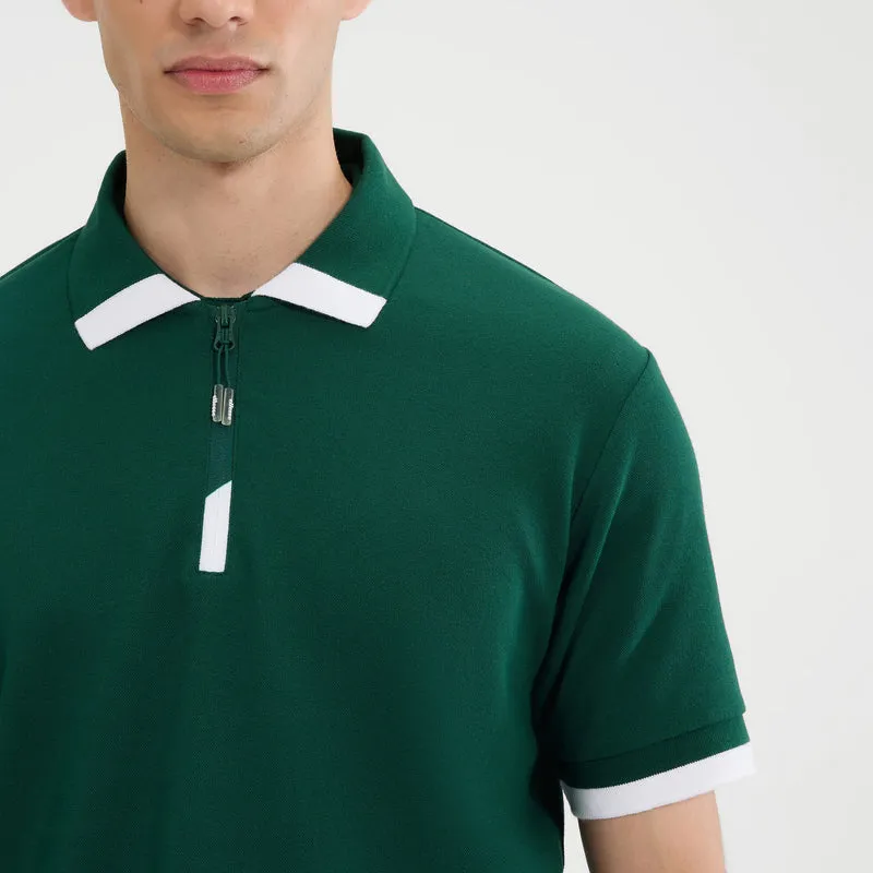 Kelvias Polo Herren-Dunkelgrün