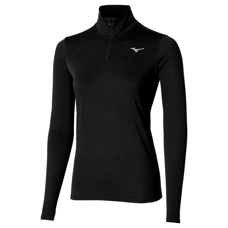 Core Impulse Half Zip Laufshirt Damen - schwarz