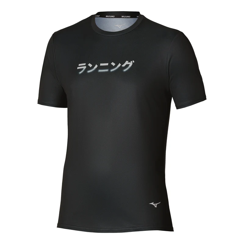 Core Graphic Laufshirt Herren - schwarz