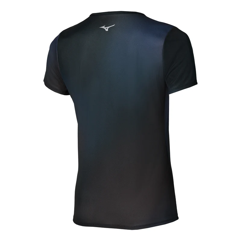 Core Graphic Laufshirt Damen - schwarz, blau