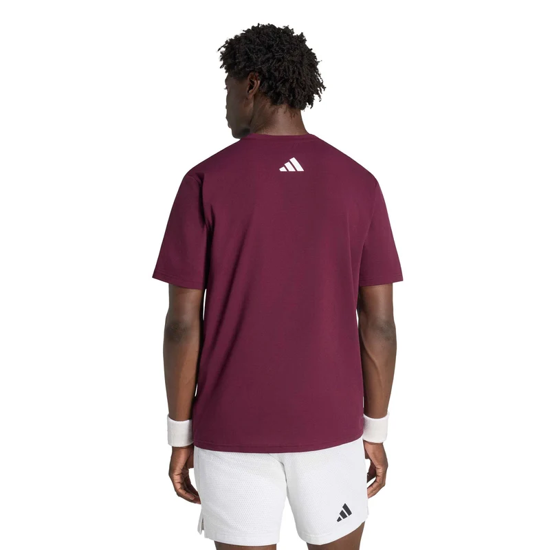 T-Shirt Herren - weinrot