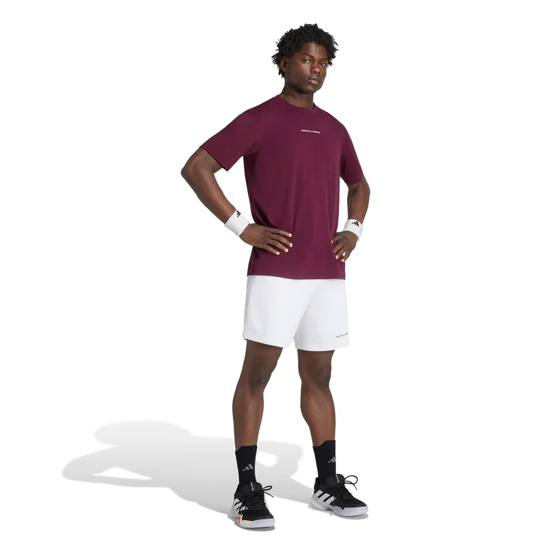 T-Shirt Herren - weinrot