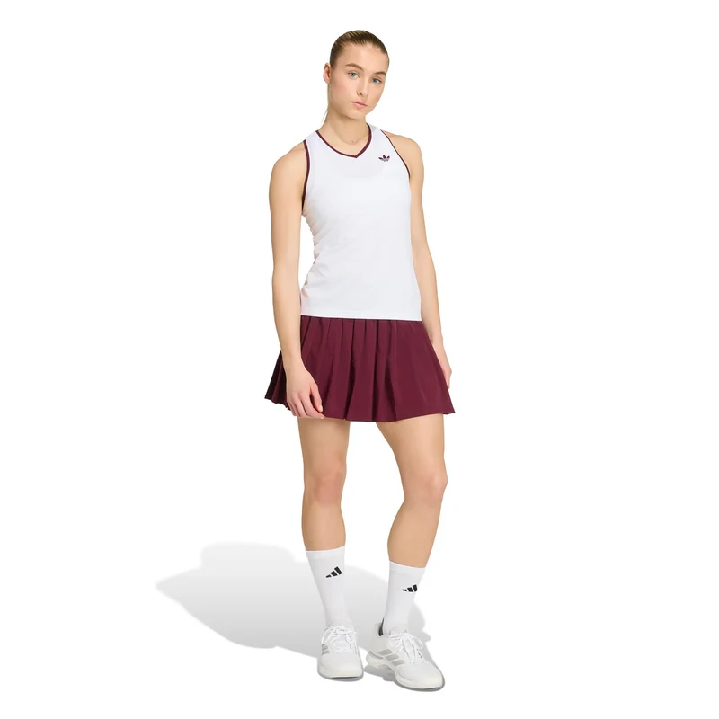 Classics Tank-Top Damen - weiß, weinrot