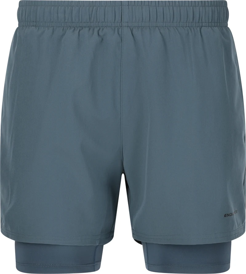 ENDURANCE Kros 2-in-1 Shorts Herren – atmungsaktive Sporthose