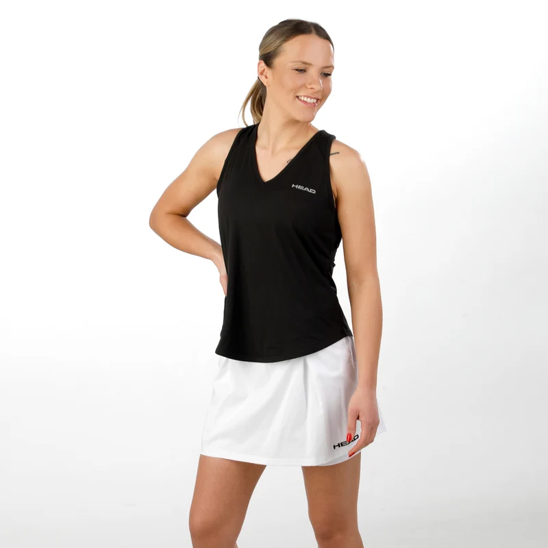 Janet Tank-Top Special Edition Damen-Schwarz,Weiß