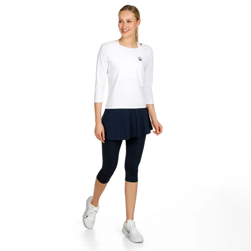 Mixed Longsleeve Damen-Weiß