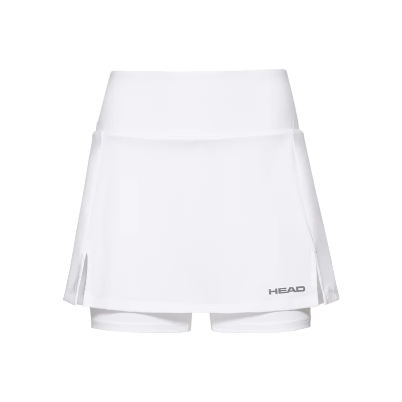 Club Basic Long Rock Damen-Weiß,Silber
