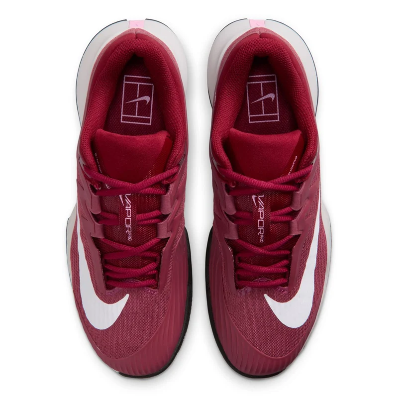 Zoom Vapor Pro 3 Sandplatzschuh Damen - berry, weiß