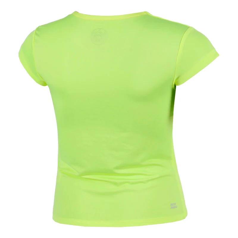 Out of Control V-Neck T-Shirt Damen-neongelb