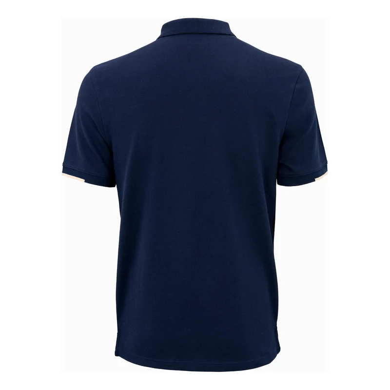 Pique T-Shirt Herren - dunkelblau